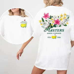 [Sale up to 40%] Masters Augusta National Golf Course Unisex TShirt, 2026 Tournament Tee, Vintage Golf Fan Tee, Classic Golfer Gift Apparel