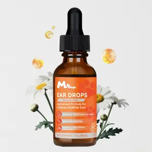 30ml Ear Drops for Pets: Ozonated olive oil Formula for Dog Ear Infections, Cat Ear Mites & Itchy Ear Relief