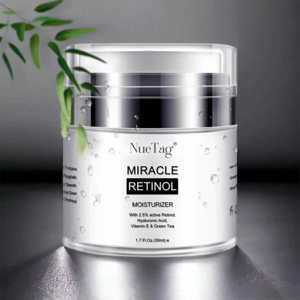 NueTag 2.5% Retinol Face Cream for Anti-Aging and Wrinkles, Dark Spots and Hyperpigmentation