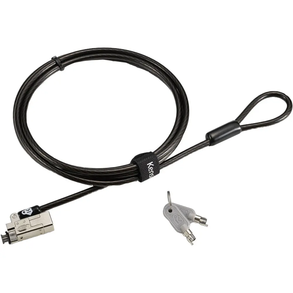 Kensington K63388WW Slim Nano Saver 2.0 Master Keyed Laptop Safety Lock - Black Keyed Padlock for Hardware Security Applications, Safety Lock Keyed Padlocks