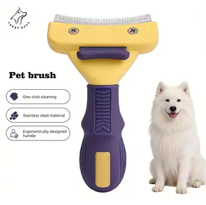 Pet brush, pet grooming tool, deshedding comb