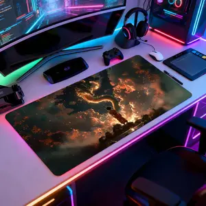 D-Dragon Ball Mouse Pad Mousepad Large Gaming LockEdge Thickened Computer Keyboard Table Desk Mat