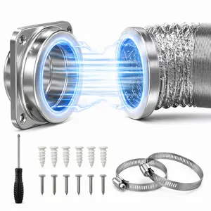 Upgrade Stainless Steel Magnetic Dryer Vent Coupling Kit DV180 with Quick Connect & Airtight Seal Dryer Vent Hose, Magnetic Dryer Vent Coupling Kit #Summervibes #TikTokShopDealsforYouDays