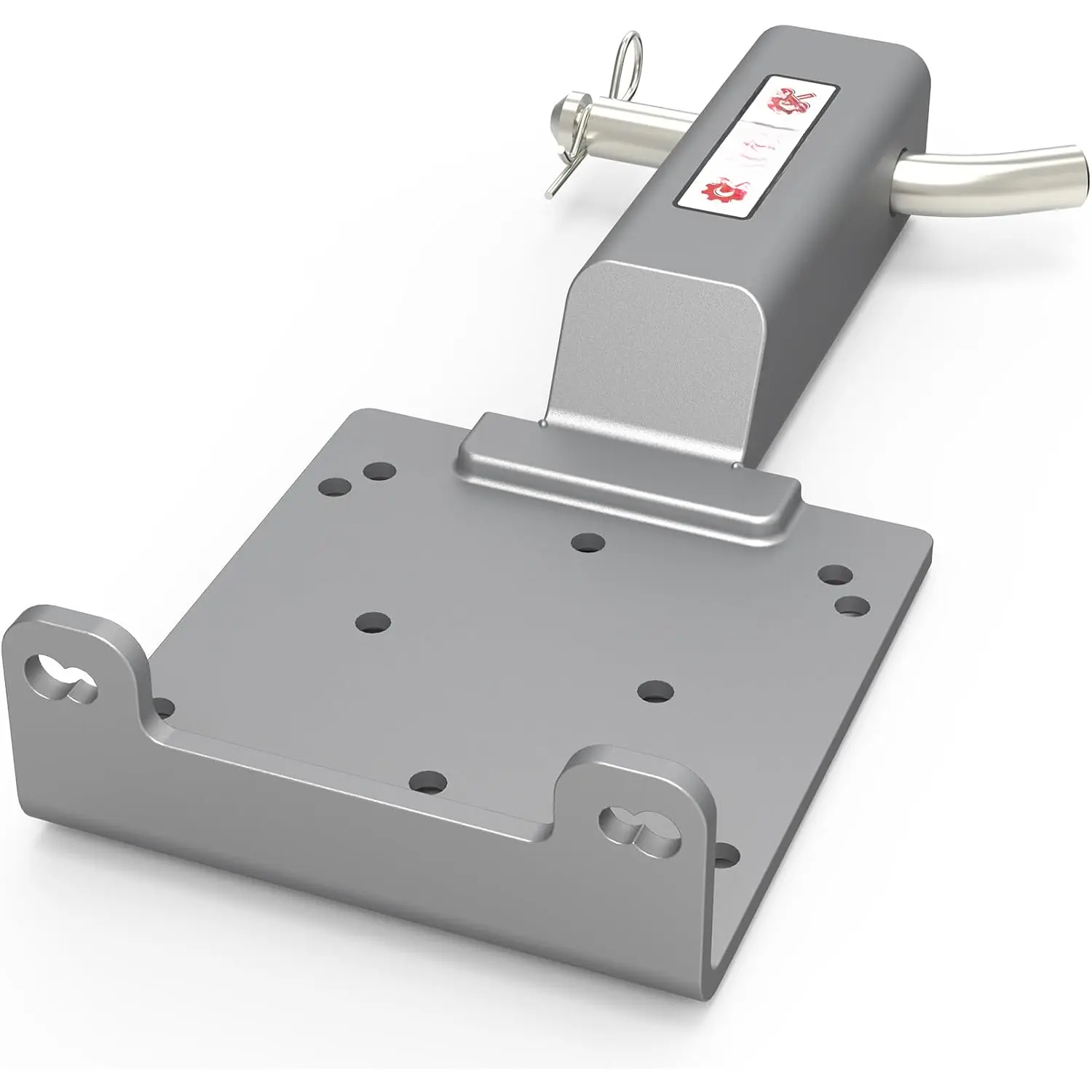 Universal 2" Receiver Trailer Hitch Winch Mount Plate ,Winch Mounting Bracket,Winch Mounting Plate ()