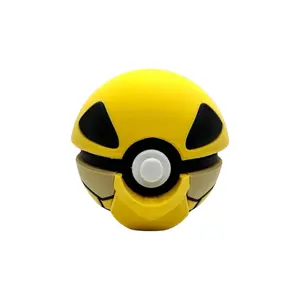 Kakuna Poke Ball - Inspired 3D Printed Poke Ball Collectible