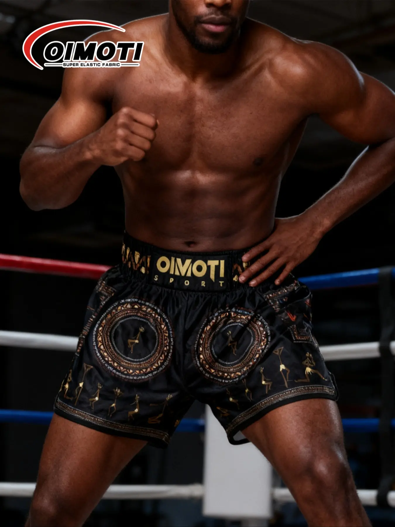 Hot New Boxing Pants, Loose-Fit Breathable Quick-Dry Fitness Shorts, High-Waisted Men's Running Gloves, Plus Size Sportswear for All Seasons, Fitness Training Shorts, Workout Shorts, Summer Sports Shorts