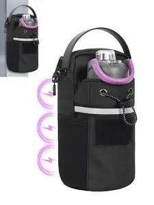 Waterproof Gym Sling Bag | Magnetic Closure, Bottle Holder | Fits Phone, Keys & Wallet | Ideal for Athletes, Workout Sport Bags, Athletic Bag, Multifunctional Sports Bag