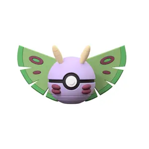 Papinox Poke Ball - Inspired 3D Printed Collectible