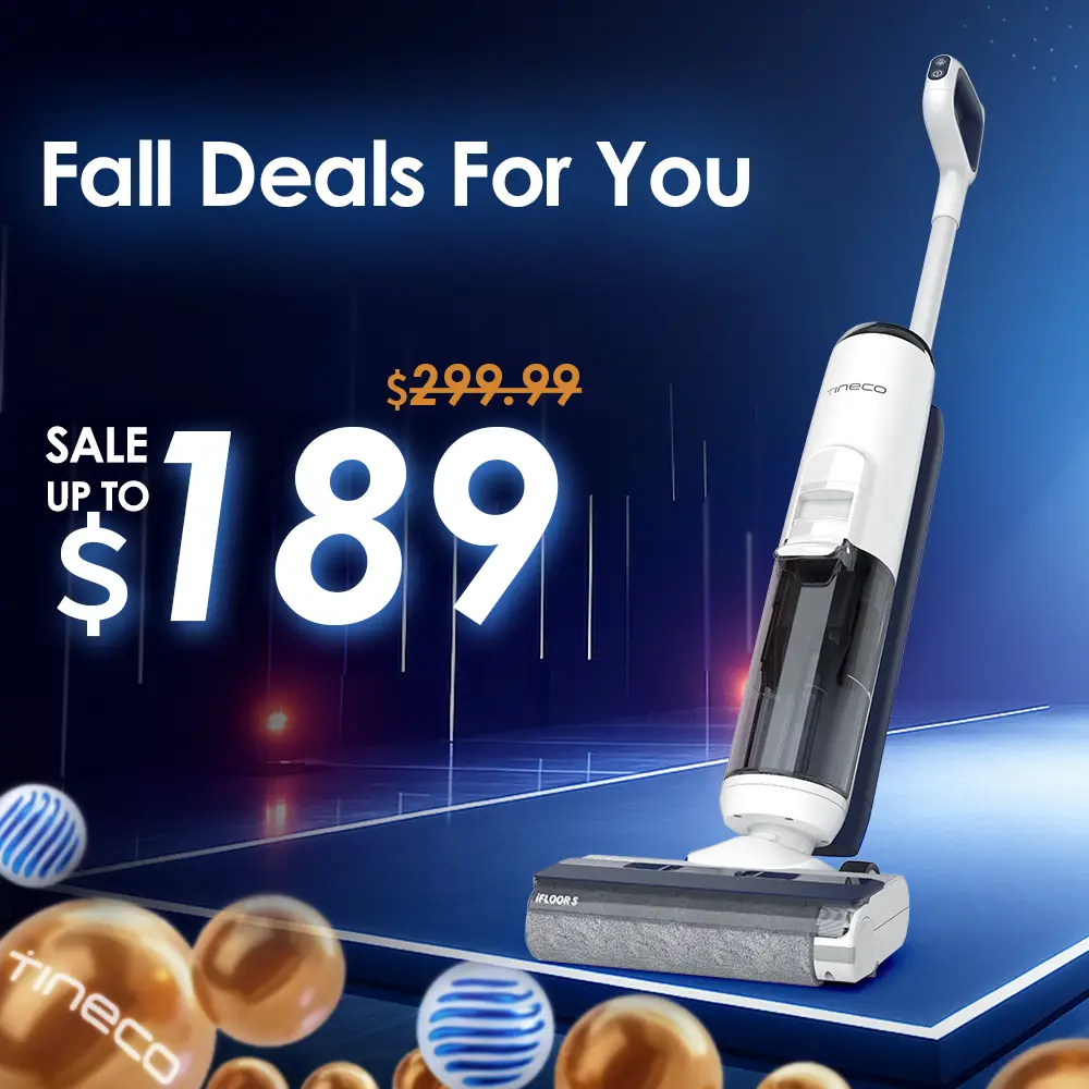 Tineco iFLOOR 5 Breeze Complete Wet Dry Vacuum Floor Washer One-Step Cleaning for Hard Floors Edge Clean Auto Self-Cleaning Lightweight Cordless Desig