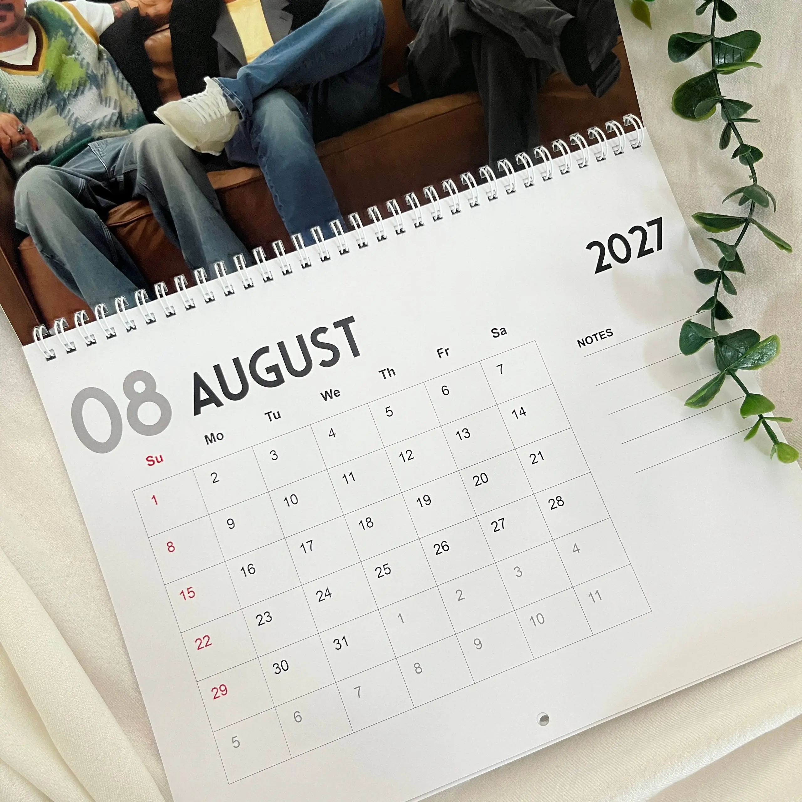 [2026 - 2027] Christmas New Year  Wall Calendar, Home Decor Gift For Fans , Glossy Fisnish Size 11.5 x 8.5