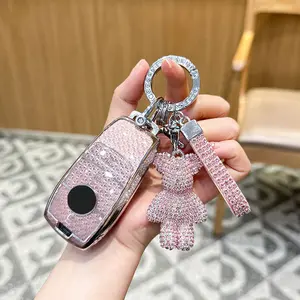 For Mercedes Benz keys.Advanced soft TPU key Cover is compatible with C E R S G S CLS CLK GLC ML GLE GLS SL SLR McLaren AMG Smart Remote Key