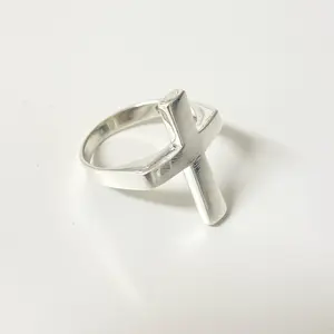 Sterling Silver 925 Cross Ring Jewelry Unisex Religious Jewelry