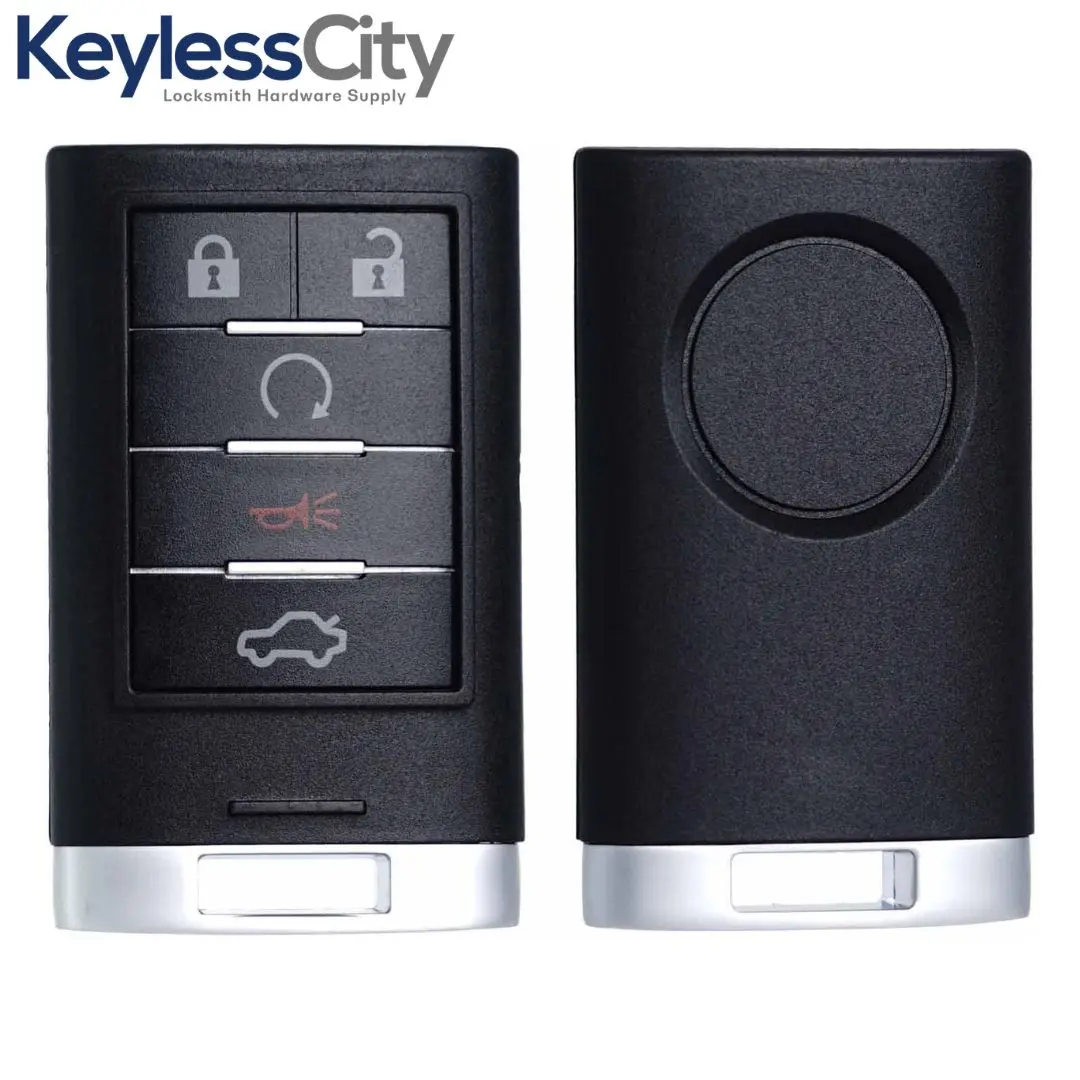 2008-2014 Cadillac CTS STS / 5-Button Smart Key / PN: 25943677 / M3N5WY7777A / (AFTERMARKET)