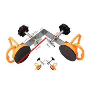 Adjustable Right-Angle Joint Tool for Grout Lines - Includes Two Suction cups, Adjustable Clamps, and Tool Holder