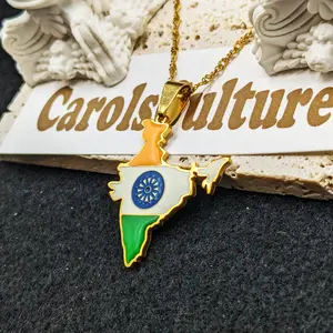 India Map Necklace, Coin Tshirt, Ring, Bracelet Jewelry, Keychain, Flag