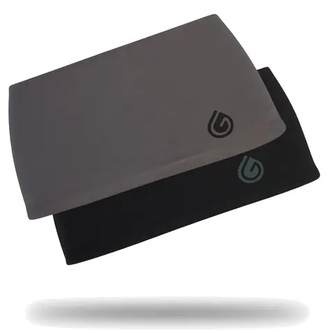 Shadow, Black Bandi+ 2.0 2-Pack Sweat Wicking Sports Headband