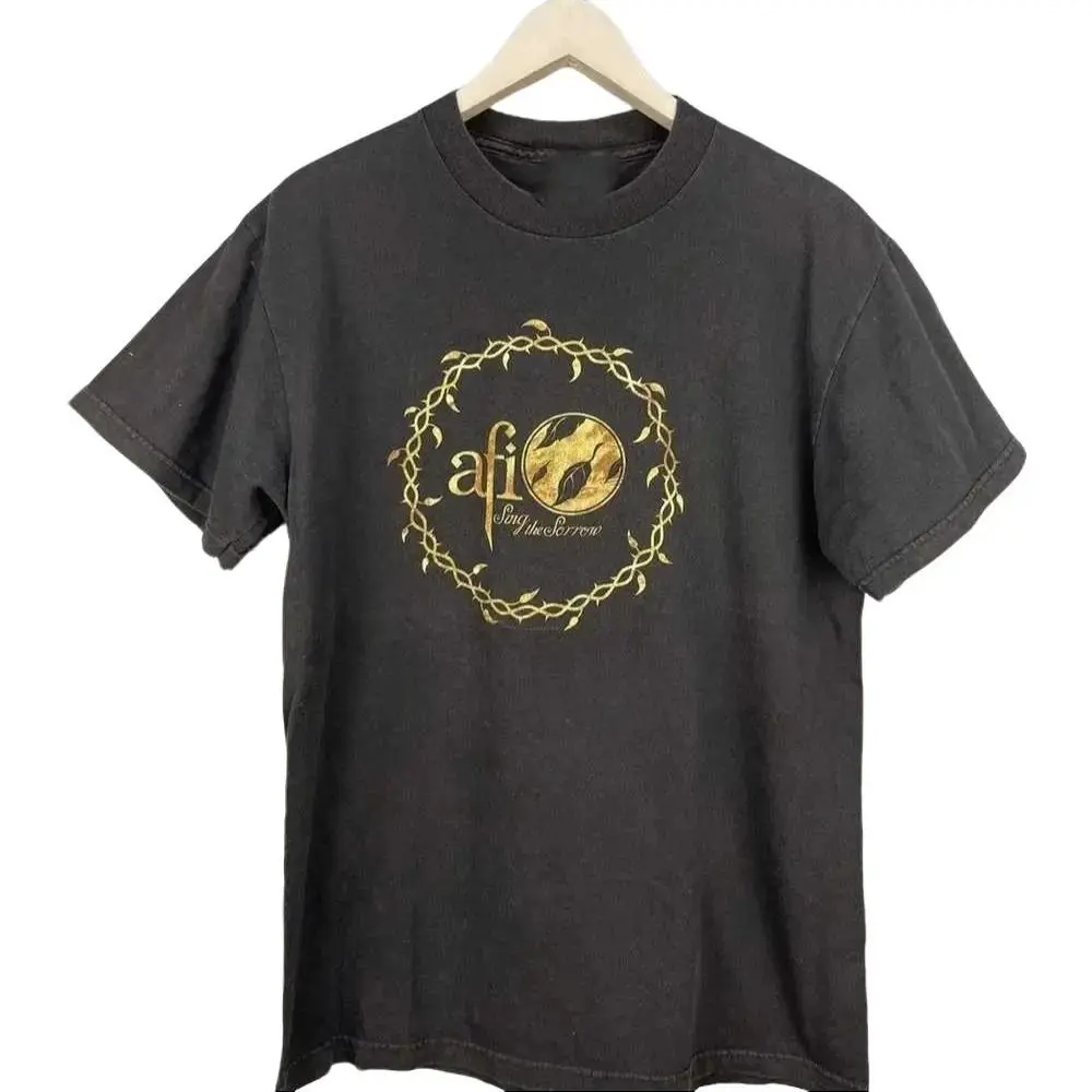 AFI Band Black Cotton T-shirt size S-3XL, Unisex Tee