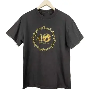 AFI Band Black Cotton T-shirt size S-3XL, Unisex Tee