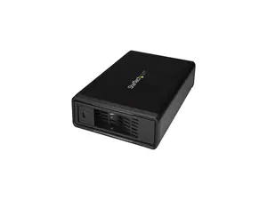 StarTech S351BMU33ET eSATA Enclosure - for 3.5in SATA HDD - USB 3.0 / eSATA - Trayless - Metal - External Hard Drive Enclosure - HDD Enclosure