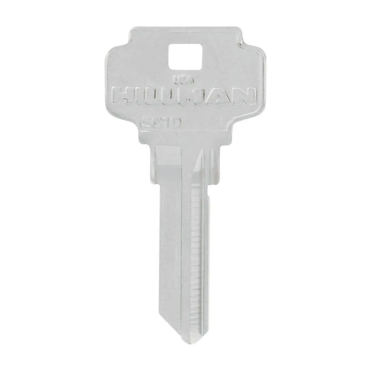 Brass House/Office Universal Key Blanks, 2026 SC1D Single Sided - Pack of 4 Key Blanks