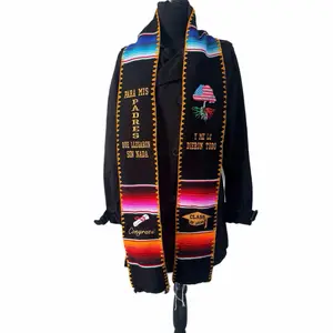 Graduation Stoles for Class 2026 with Vibrant Stripes and Bold Design