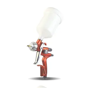 PORPHIS PRD-817 VS Spray Gun 1.3mm Gravity Feed Car Paint Gun — Split Nozzle Atomization, All-Metal Body, Basecoat & Clearcoat