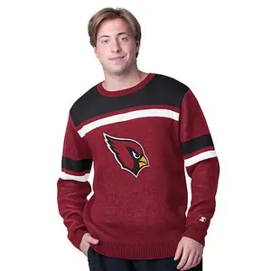 Football Fan Shop Officially Licensed NFL Starter by Carl Banks L/S Sweater - Cardinals