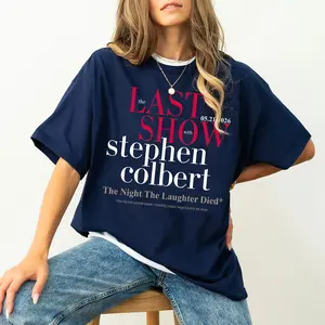 The Last Show with SC 2026 T-Shirt, Late Night Comedy Tee, Talk Show Fan Shirt Multi