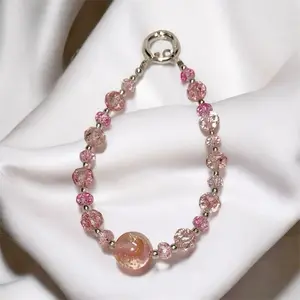 Nathina’s Beaded Phone Wrist Strap, Cellphone Lanyard Chain, Sparkling Wristlet Bracelet