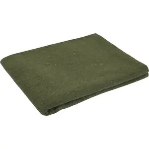 Olive Drab - Wool Rescue Survival Blanket 66"X90"