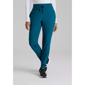 Barco One Women's Boost 3-Pocket Mid-Rise Jogger Scrub Pant Small Bahama.