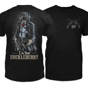 Doc Holliday Collection: " I'm Your Huckleberry" T-Shirt, Val Kilmer Movie Quotes Shirt, Cowboy Tee, Perfect for Tombstone Fans