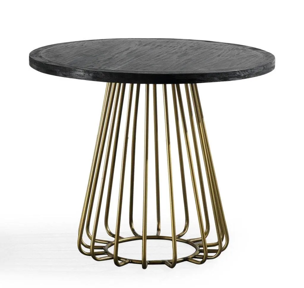 Madrid Pine Dining Room Table - Handmade Solid Pine & Pine Veneers, Rustic Top with Natural Markings, Seats 4 Comfortably