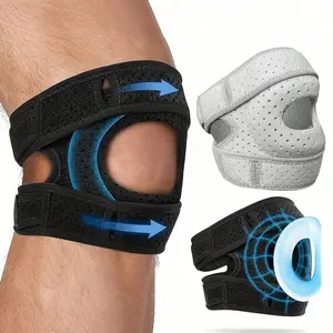 Adjustable Elastic Patella Knee Brace for Knee Discomfort, Compression Sleeve, Workout Knee Pads for Women & Men, Patellar Knee Brace, Suitable for Sports