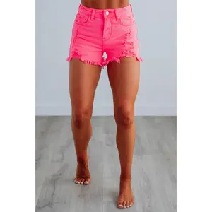 Mae Risen Shorts - Hot Pink