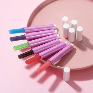 Moisturizing Juicy Lip Balm, 6 Counts/set Long Lasting Hydrating Glossy Lip Gloss, Color Changing Lip Plumping Gloss, Press Type Lip Care Product