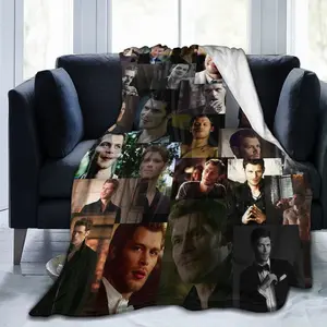Vampire Diaries Blanket for Sofa/Bedroom/Living Room, Super Soft and Cozy Plush Blanket, Suitable for All Seasons 50x40 Inch