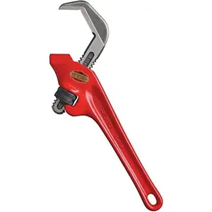 31305 Model E-110 9.5" Offset Hex Jaw Pipe Wrench, Red, Made in The USA