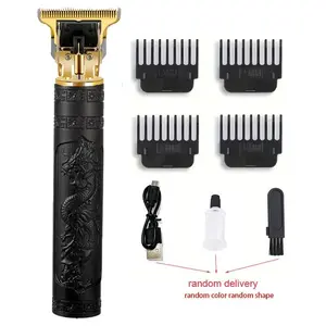 Professional Hair Clippers for Men, Cordless Rechargeable T-Blade Trimmer, LCD Display, Beard & Hair Cutter, Father's Day Gift