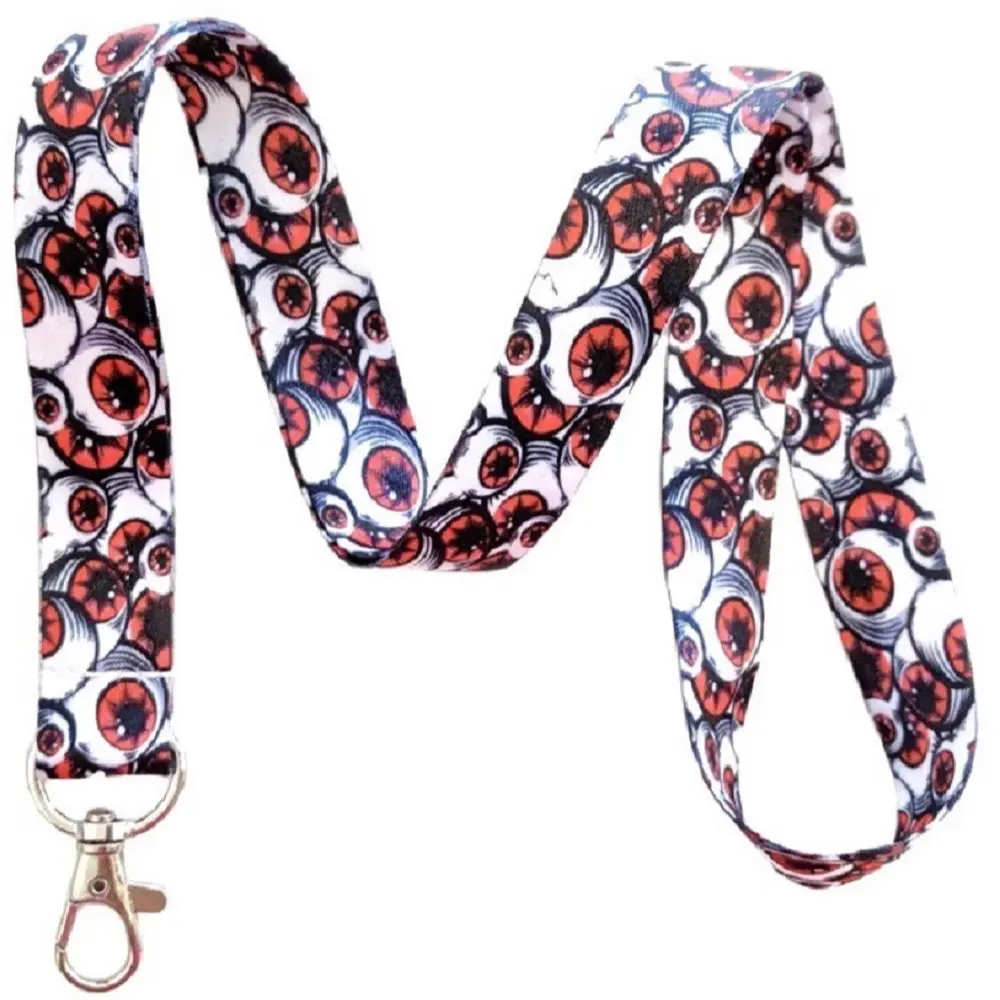 Execucat Lanyard - Horror (Spooky Eyeballs) - ID Badge Holder & Keychain