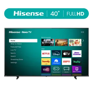 Hisense 40-in 1080p LED-backlit LCD Smart Device (40H4030F1) - 1 Pack, Roku OS with Access to 5,000+ Channels, 500,000+ Movies & TV Episodes for Streaming & Live Content