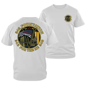 FDNY 343 Foundation Shirt, 9/11 Memorial Firefighter T Shirt, Never Forget FDNY Tee, First Responder Tribute Shirt, Patriotic Firefighter Gift