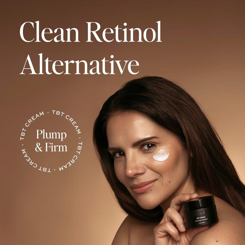 DIME TBT® Cream - Clean Retinol Alternative for Hydration, Skin Rejuvenation & Firming - Vegan, Cruelty-Free with Bakuchiol & Apple Fruit Stem Cell Extract - 1.7 oz / 50 ml