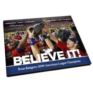 USED Book - Believe it!: Texas Rangers: 2010 American League Champions by The Dallas Morning News (Hardcover) - english
