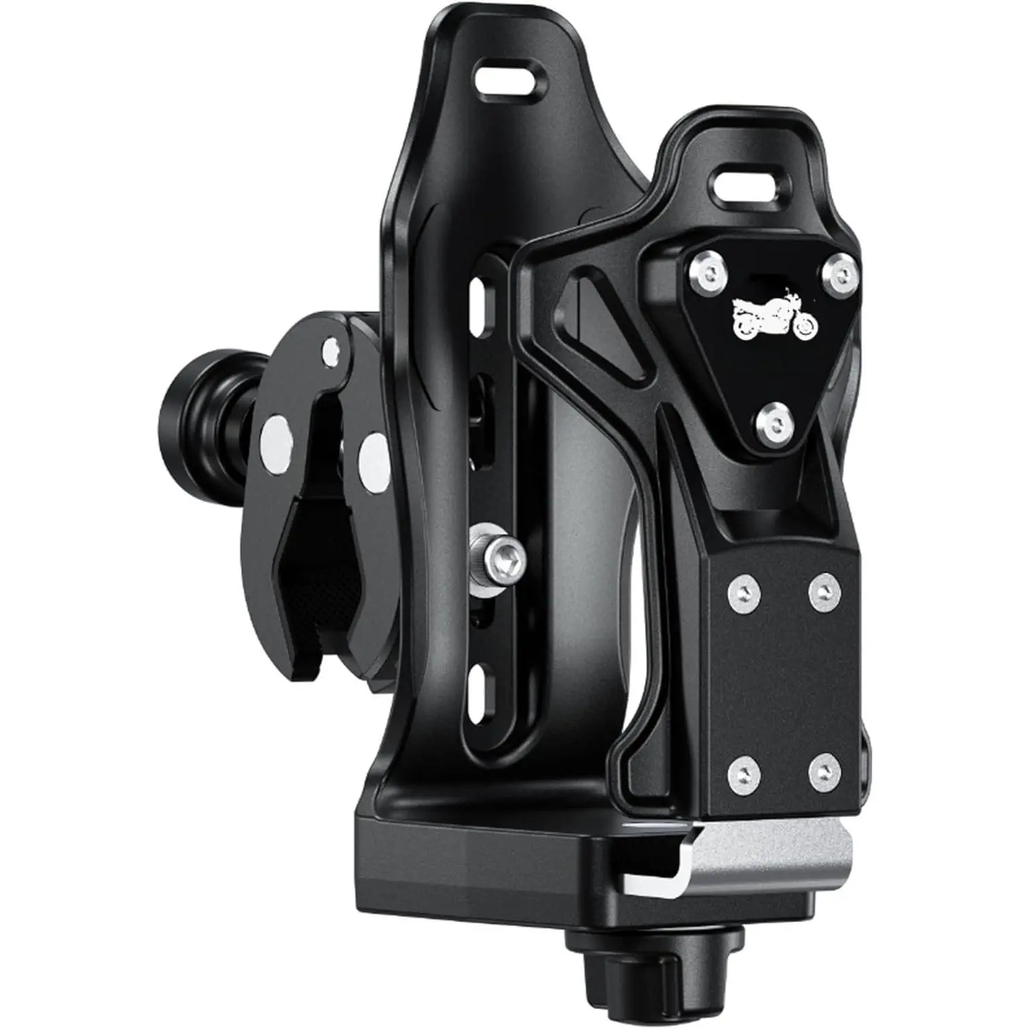 ATV Adjustable Drink Holder with 360-Degree Rotation, 1.9-3.6 in Secure Grip, 40oz Capacity, Adjustable Size, Anti-Slip Handlebar Bottle Cage for ATV, Cycling, Installable with Special Tools, Synthetic