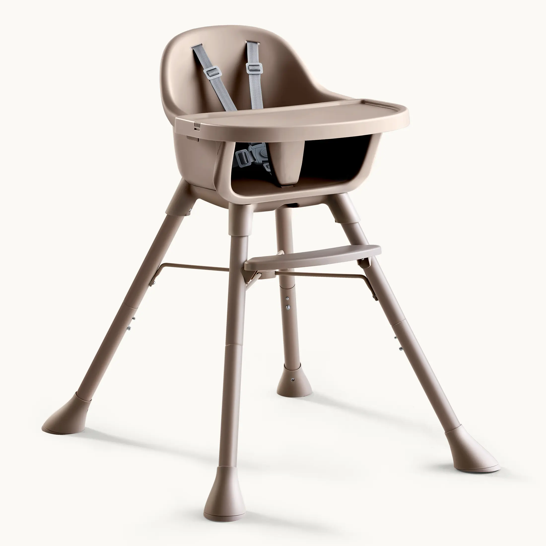 HARPPA 2 in 1 Convertible Baby High Chair, Booster Seat for Babies & Toddlers, Dining Chairs with Removable Tray, Baby Feeding Chair, 5-Point Harness, Baby Items
