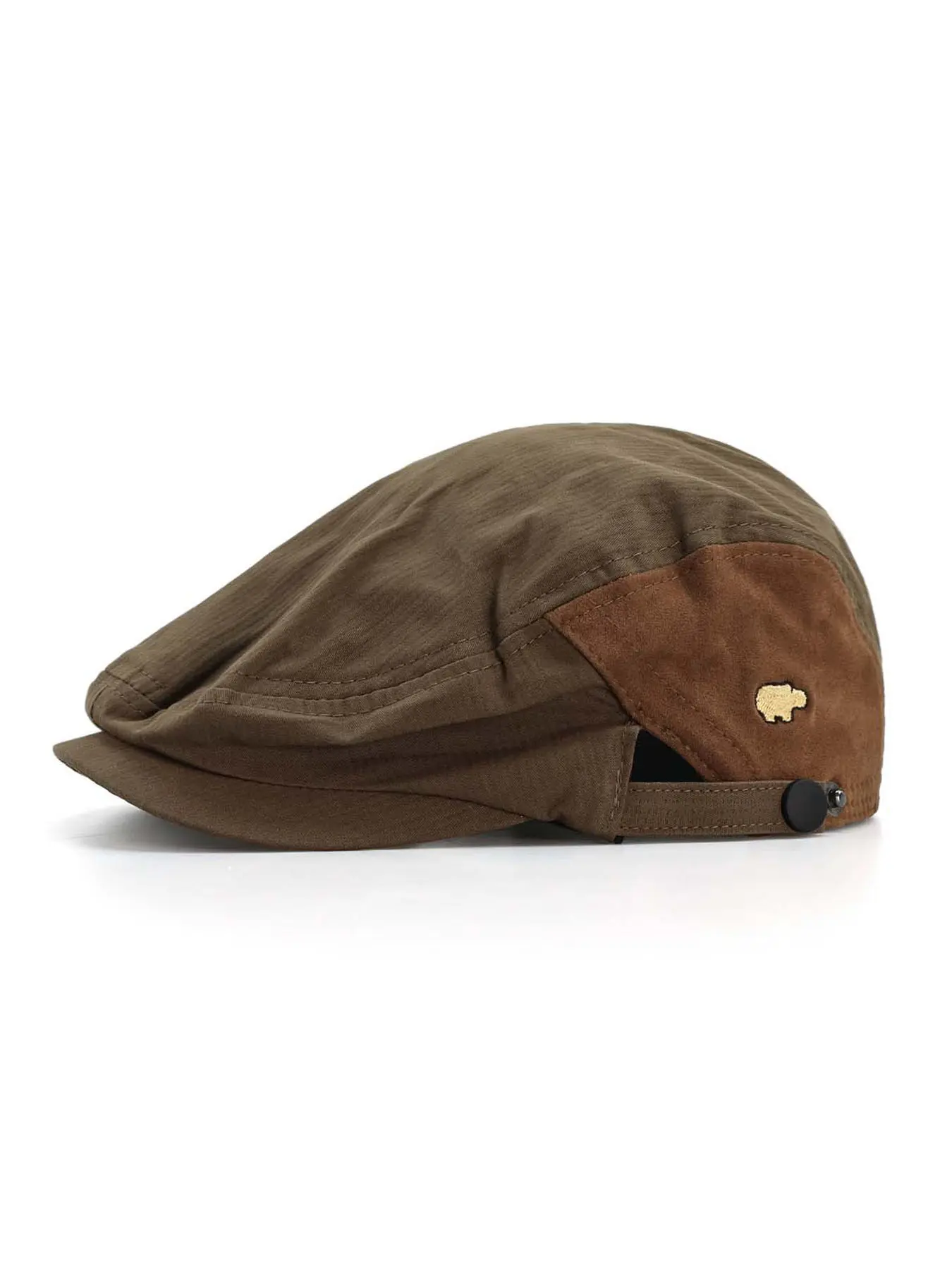 Vintage Newsboy Cap - Unisex Distressed Painter Hat, Adjustable, Perfect for All Seasons & Outdoor Camping, Adjustable Snapback Cap, Casual Outfits Cap