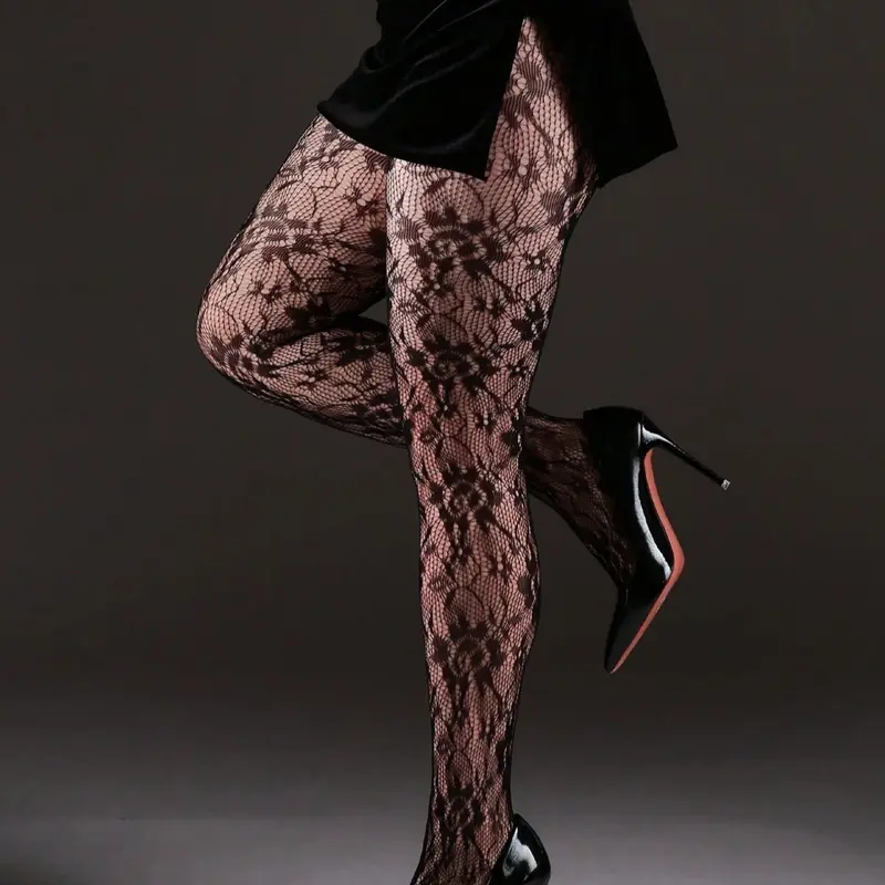 Women's High Elasticity Fishnet Stockings, Hollow Out Design, Perfect for Halloween, Christmas & Party, Y2K Style Fashion Socks