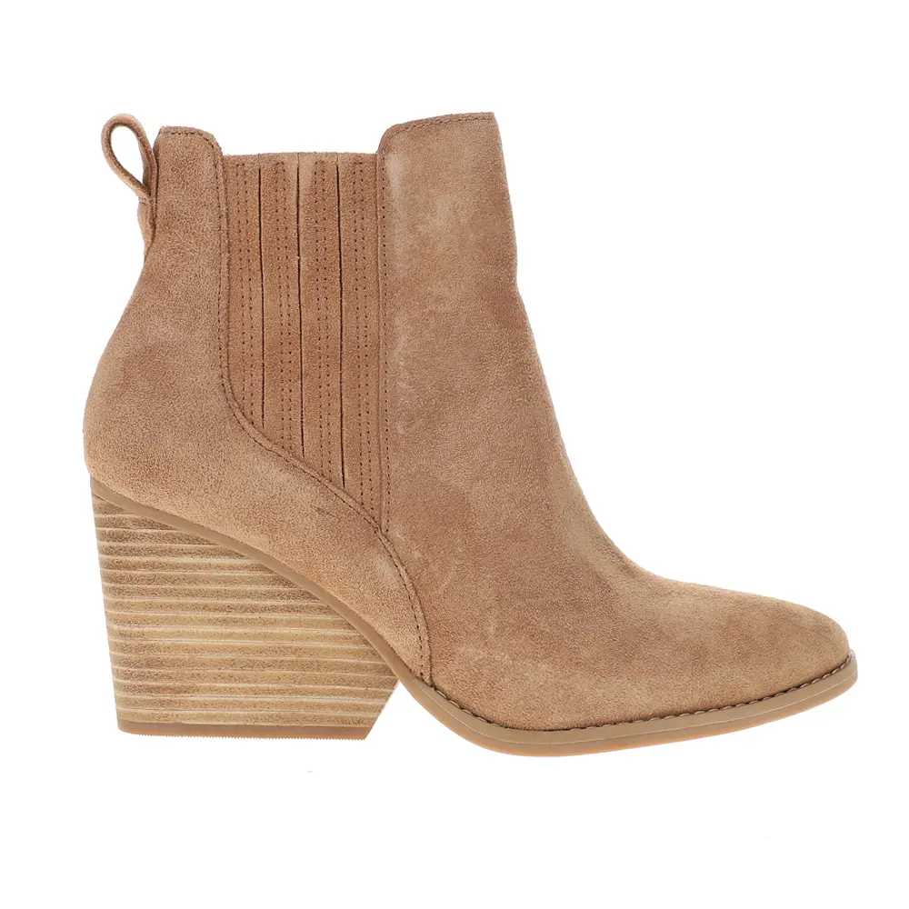 TOMS Womens Noa Ankle Chelsea Casual Boots Ankle High Heel 3" & Up - Brown