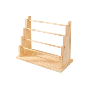 Wooden Detachable Display Stand Holder For Jewelry Earrings Bracelet Necklace tk temu self pickup orders